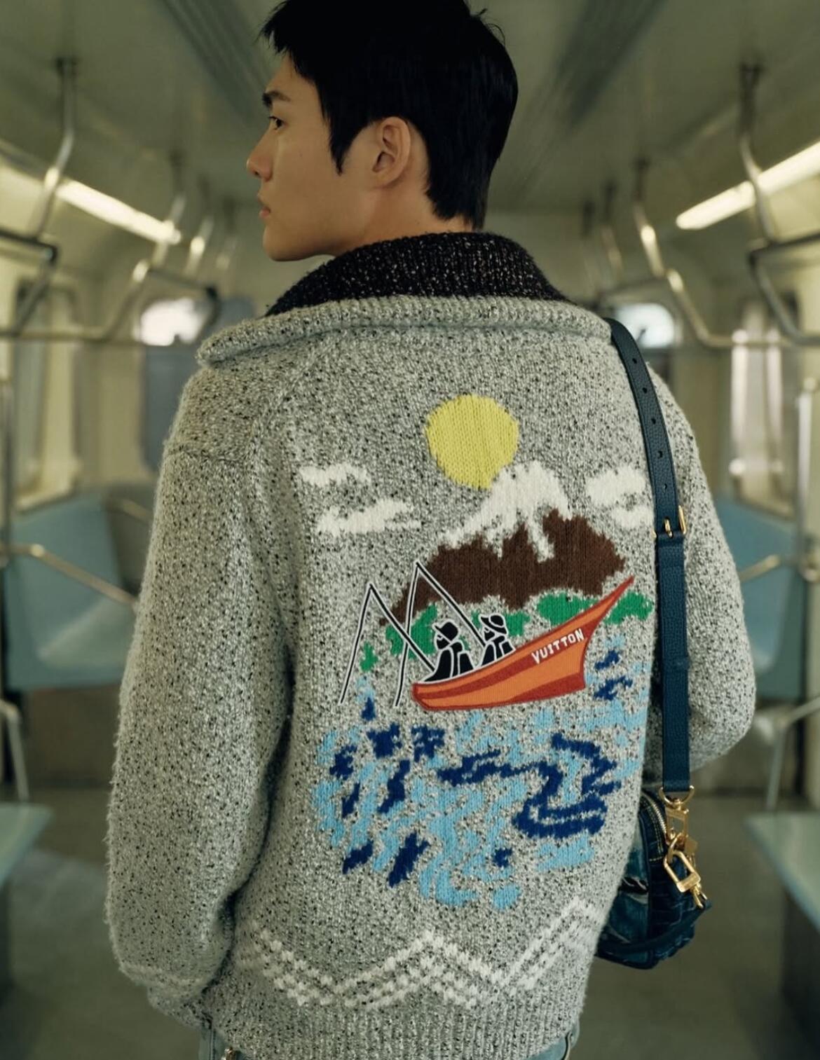 BVG / 루이비통 남성 니트 재킷