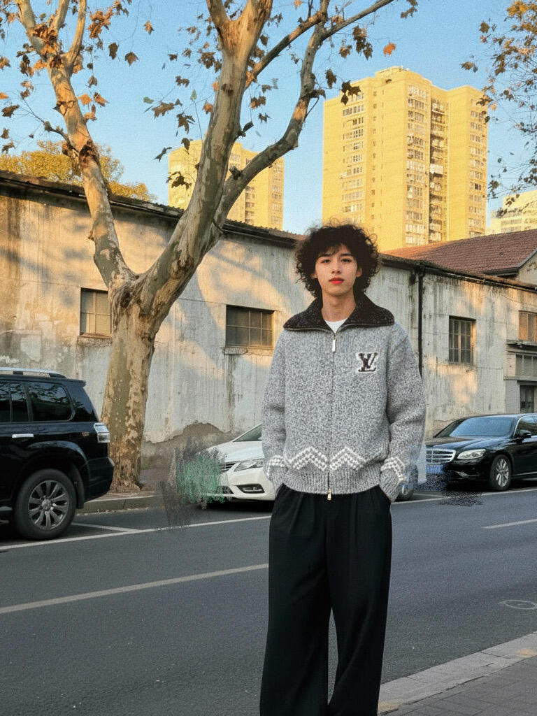 BVG / 루이비통 남성 니트 재킷