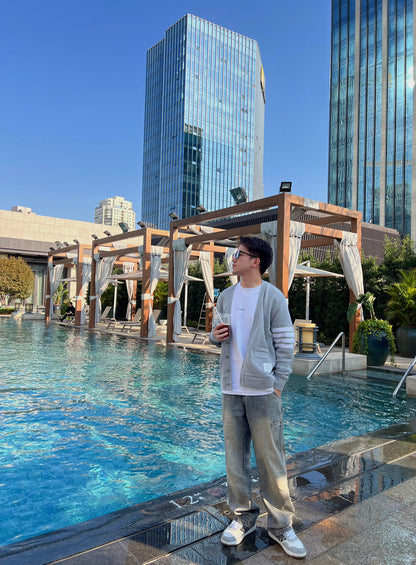 R공장 / 톰브라운 남성 니트 가디건