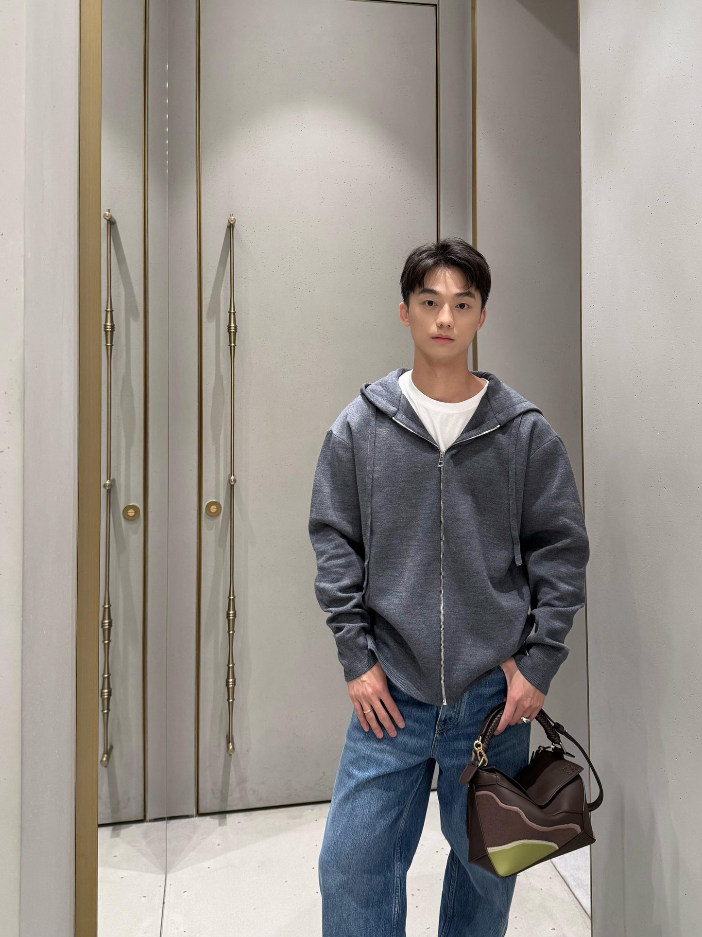 BVG / 로에베 남성 여성 집업 후드