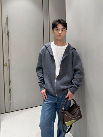 BVG / 로에베 남성 여성 집업 후드