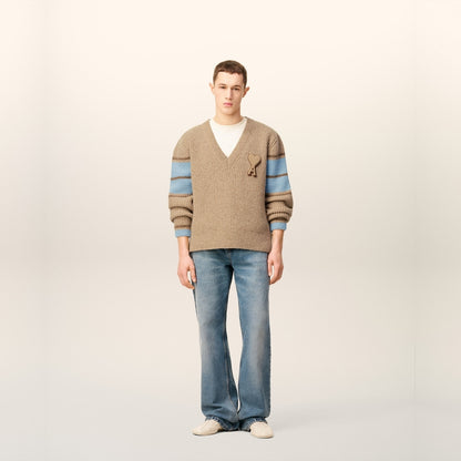 R공장 / 아미 남성 보이넥 니트