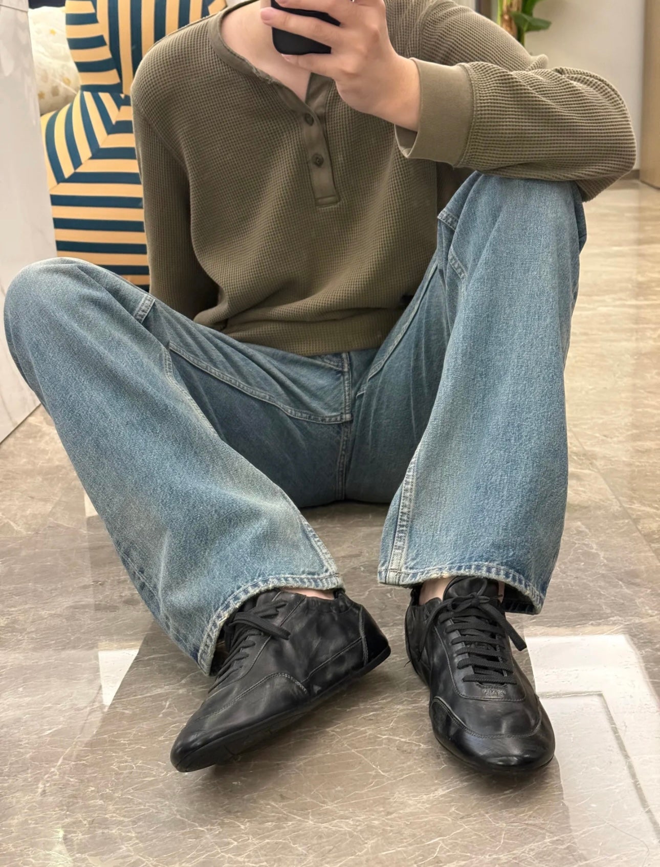 BVG / 프라다 남성 데님 팬츠