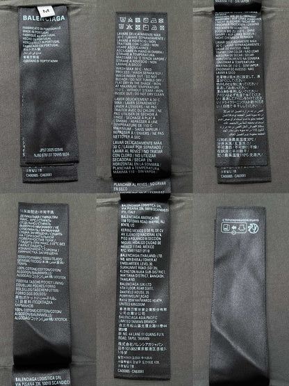 R공장 / 발렌시아가 남성 반팔 티셔츠