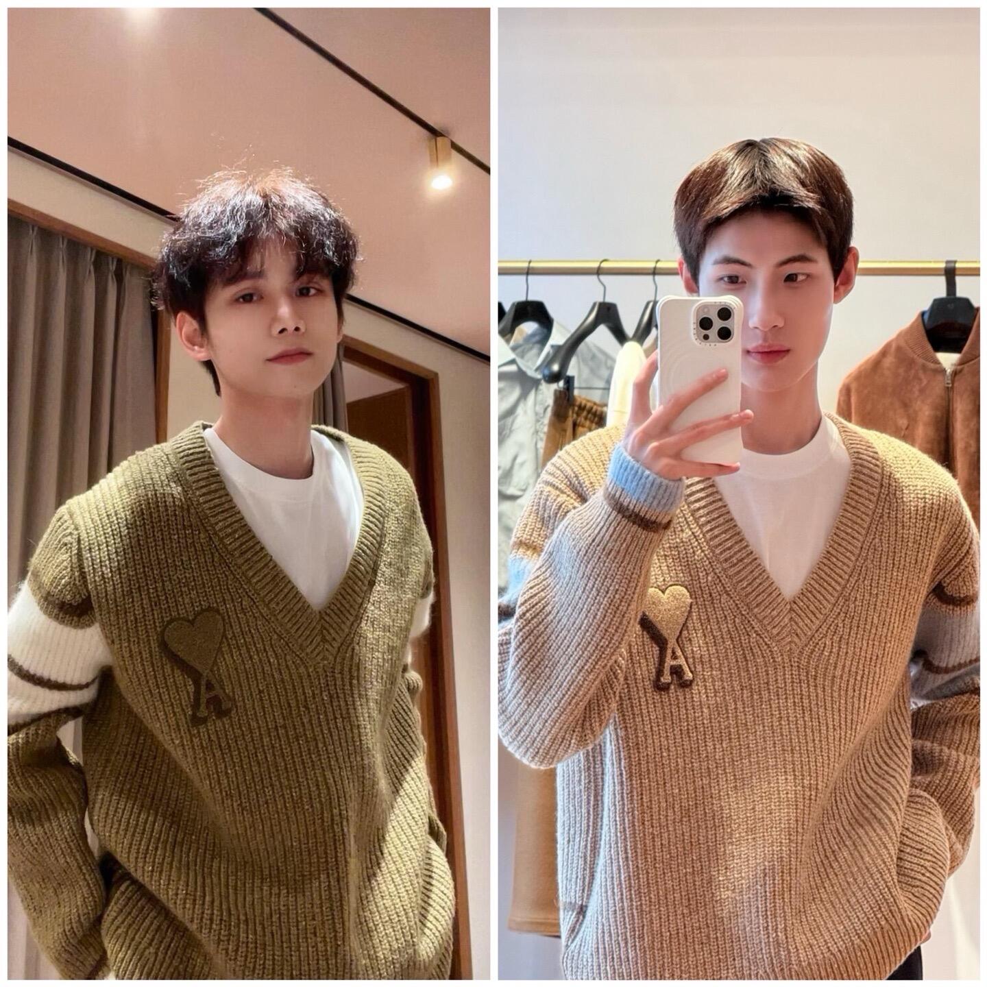 BVG / 아미 남성 여성 니트