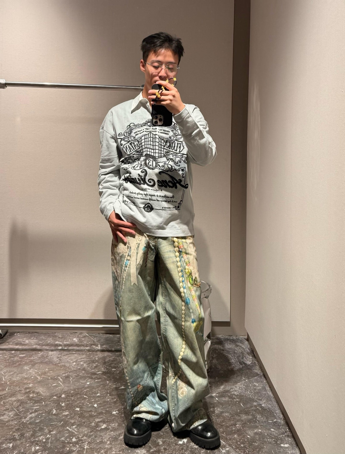 R Factory / Acnestudios Men's Long Sleeve T-shirt