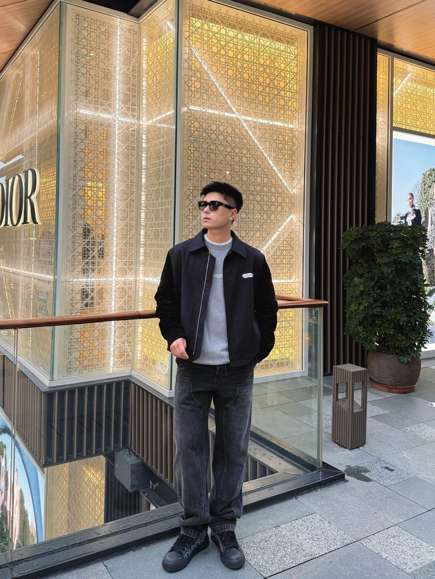 R공장 / 디올 남성 지퍼 자켓