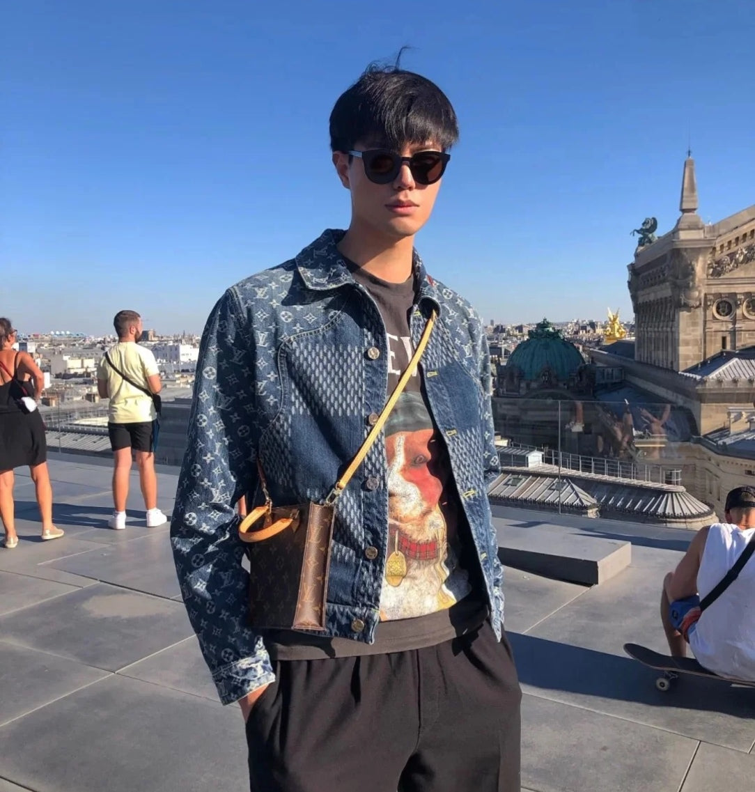 BVG / 루이비통 남성 여성 데님 재킷 코트