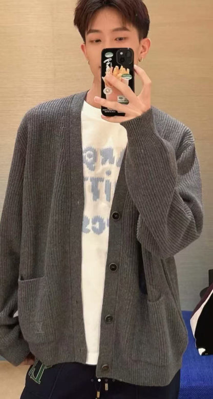 BVG / 루이비통 남성 여성 니트 카디건