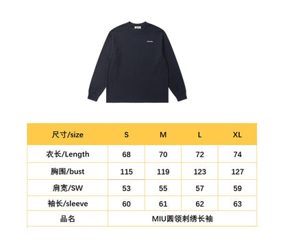 BVG / 미우미우 남성 여성 긴팔