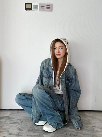 BVG / 셀린느 남성 여성 데님 코트
