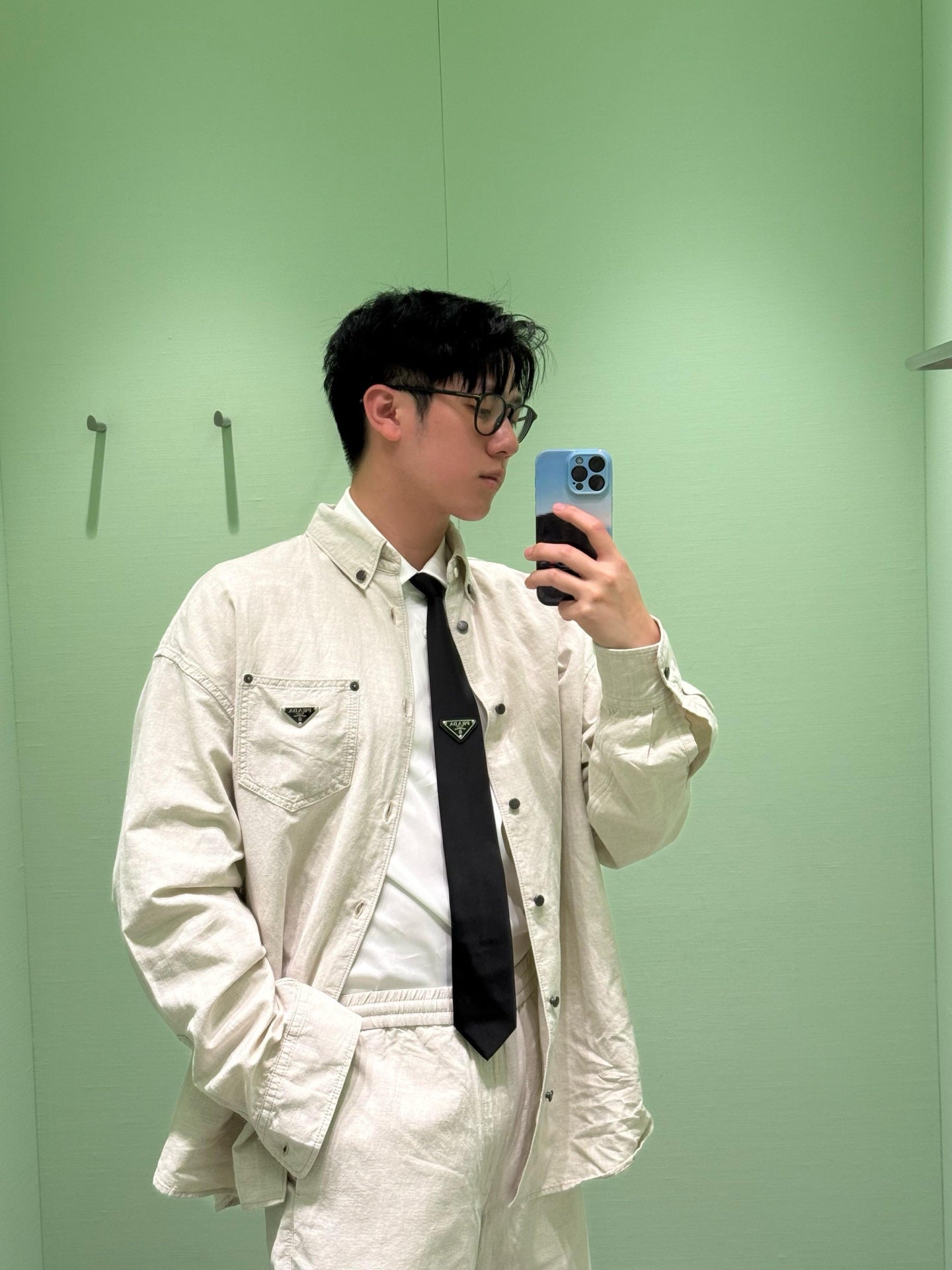 BVG / 프라다 남성 여성 셔츠