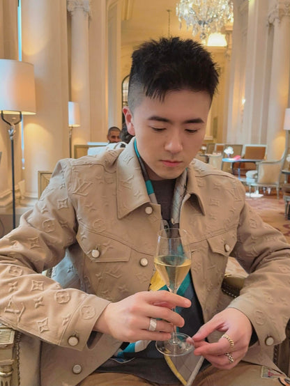 BVG / 루이비통 남성 여성 데님 재킷