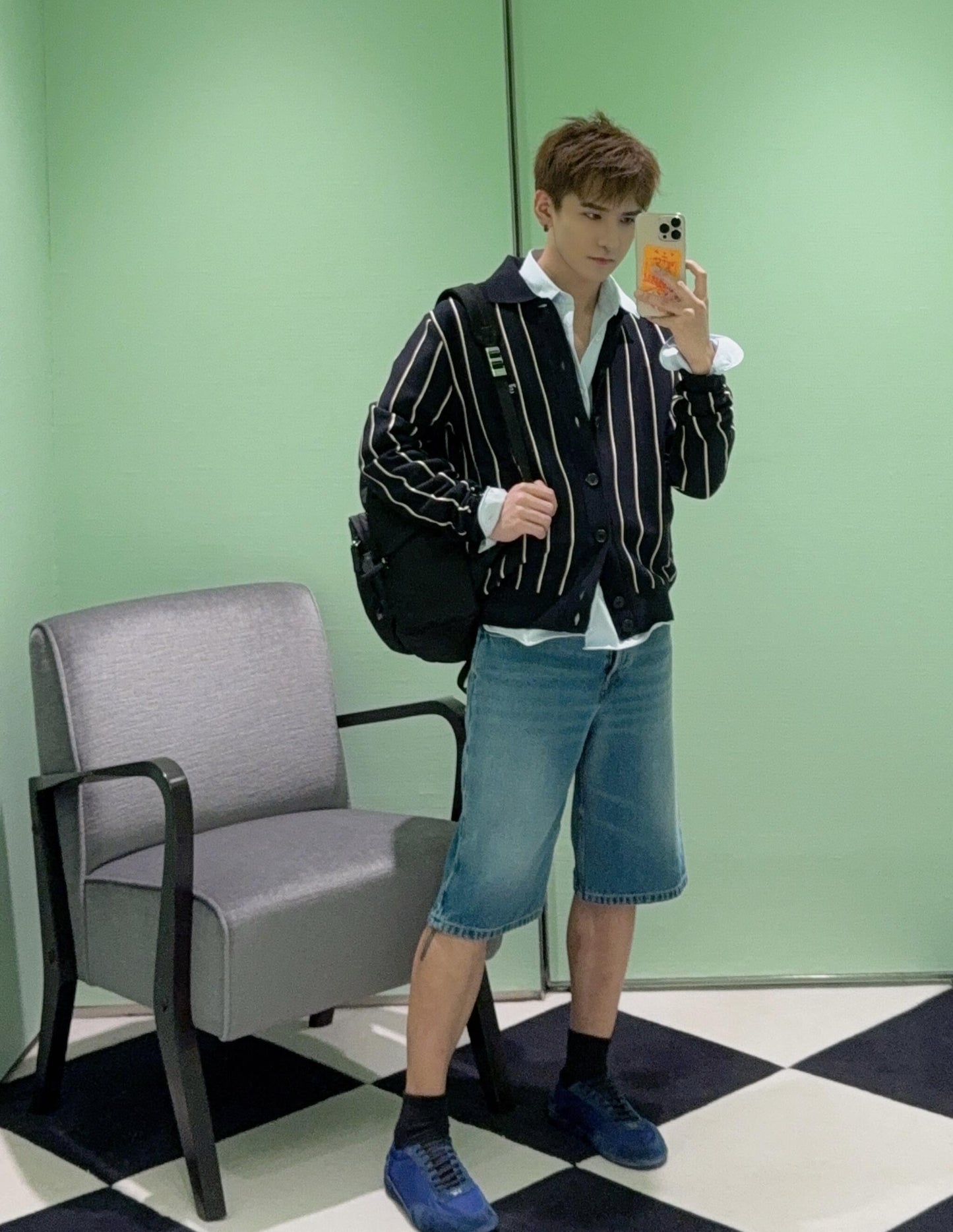 BVG / 프라다 남성 여성 니트 코트