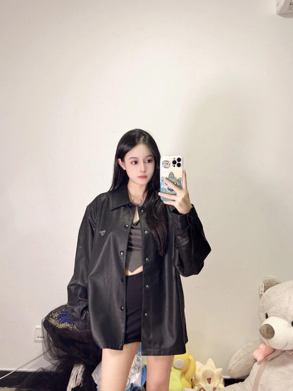 ZZLL / 프라다 가죽 코트