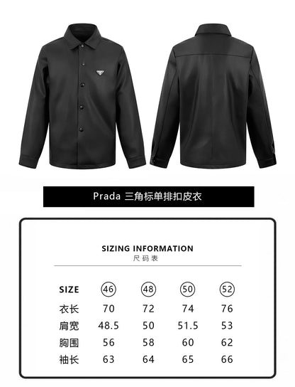 ZZLL / 프라다 가죽 코트