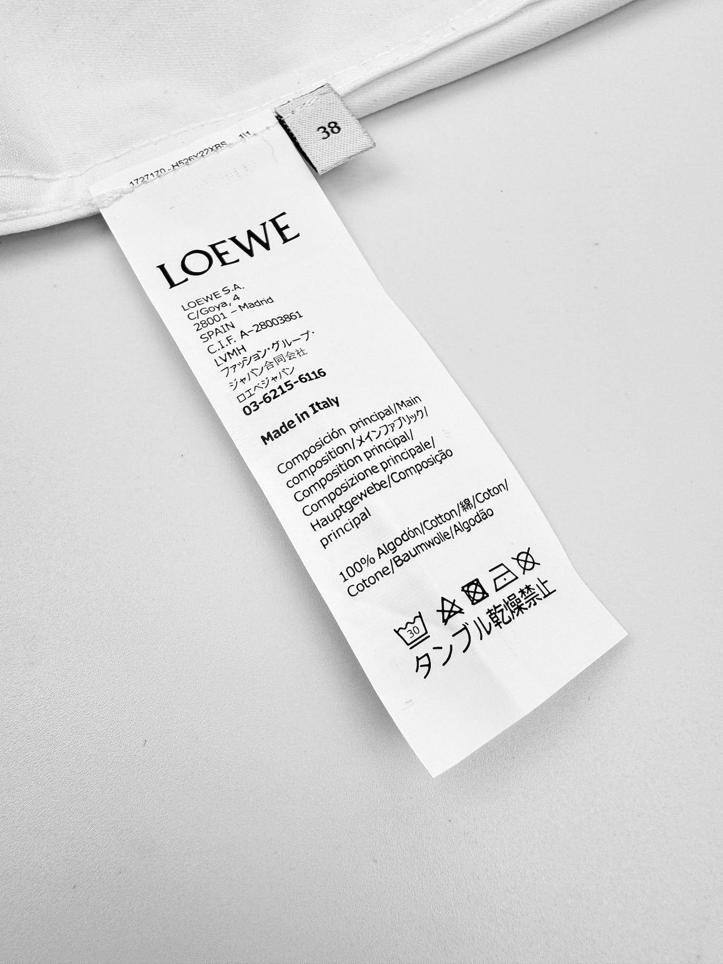 ZZLL / 로에베 셔츠