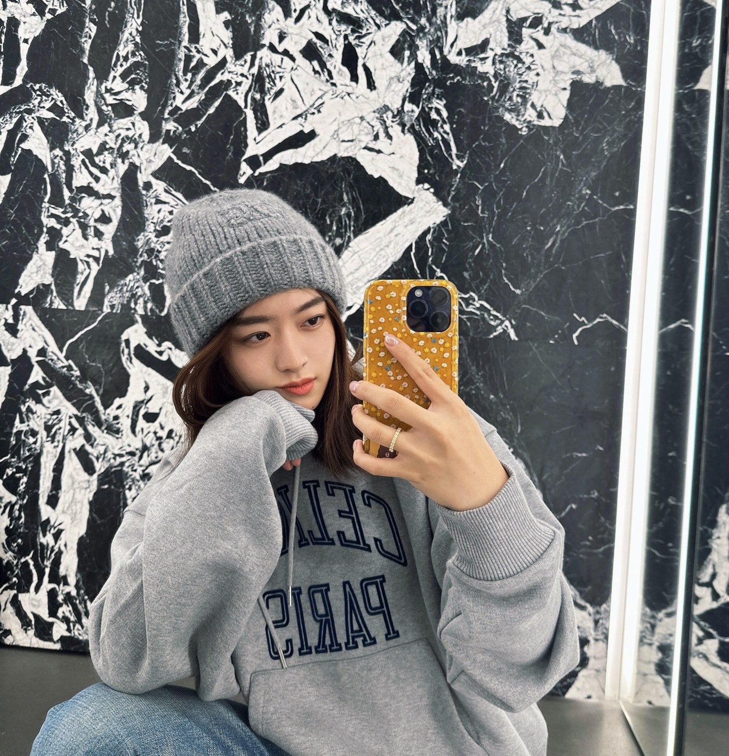 ZZLL / 셀린느 후드티셔츠