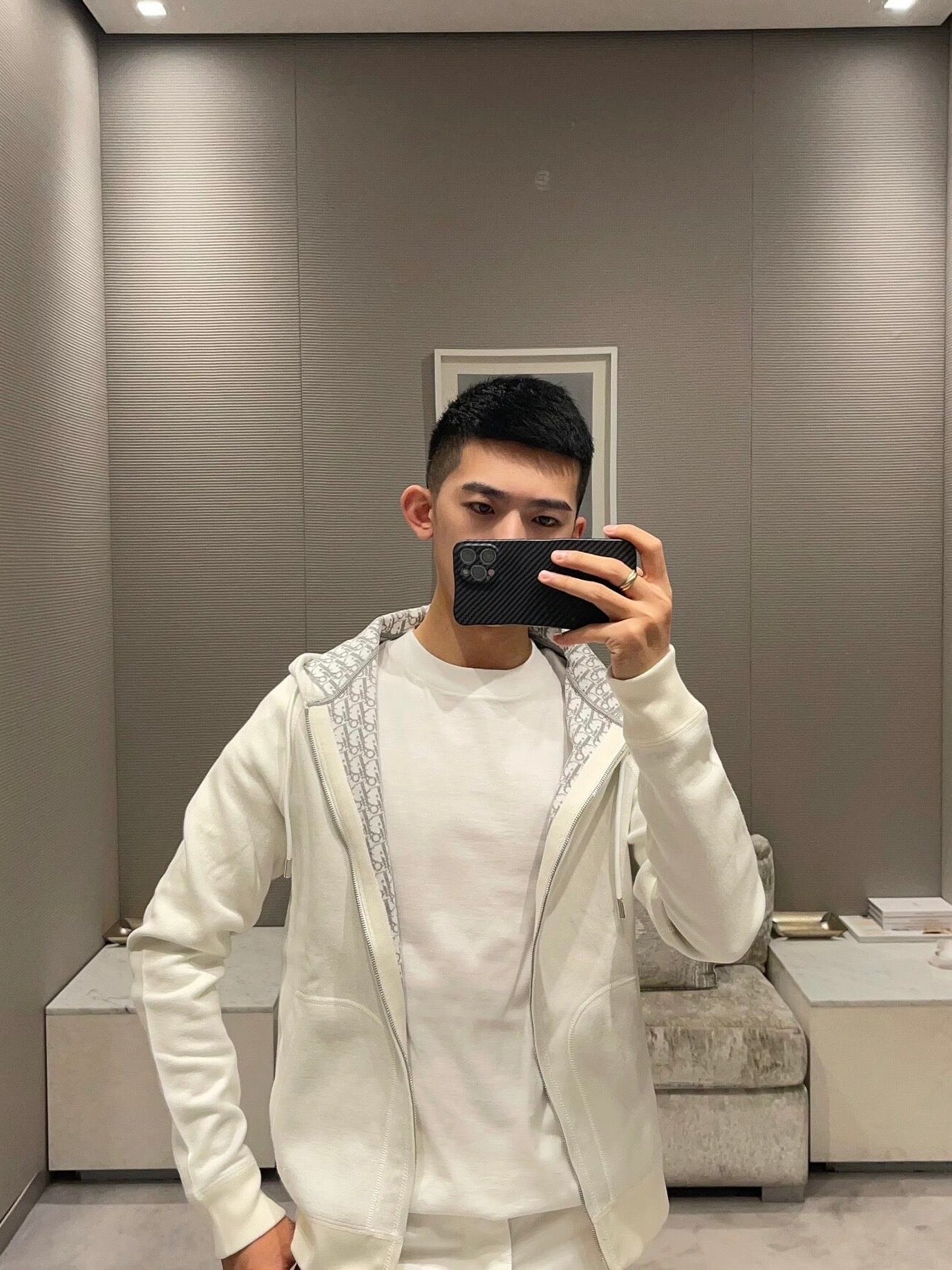 ZZLL / 디올 재킷 코트