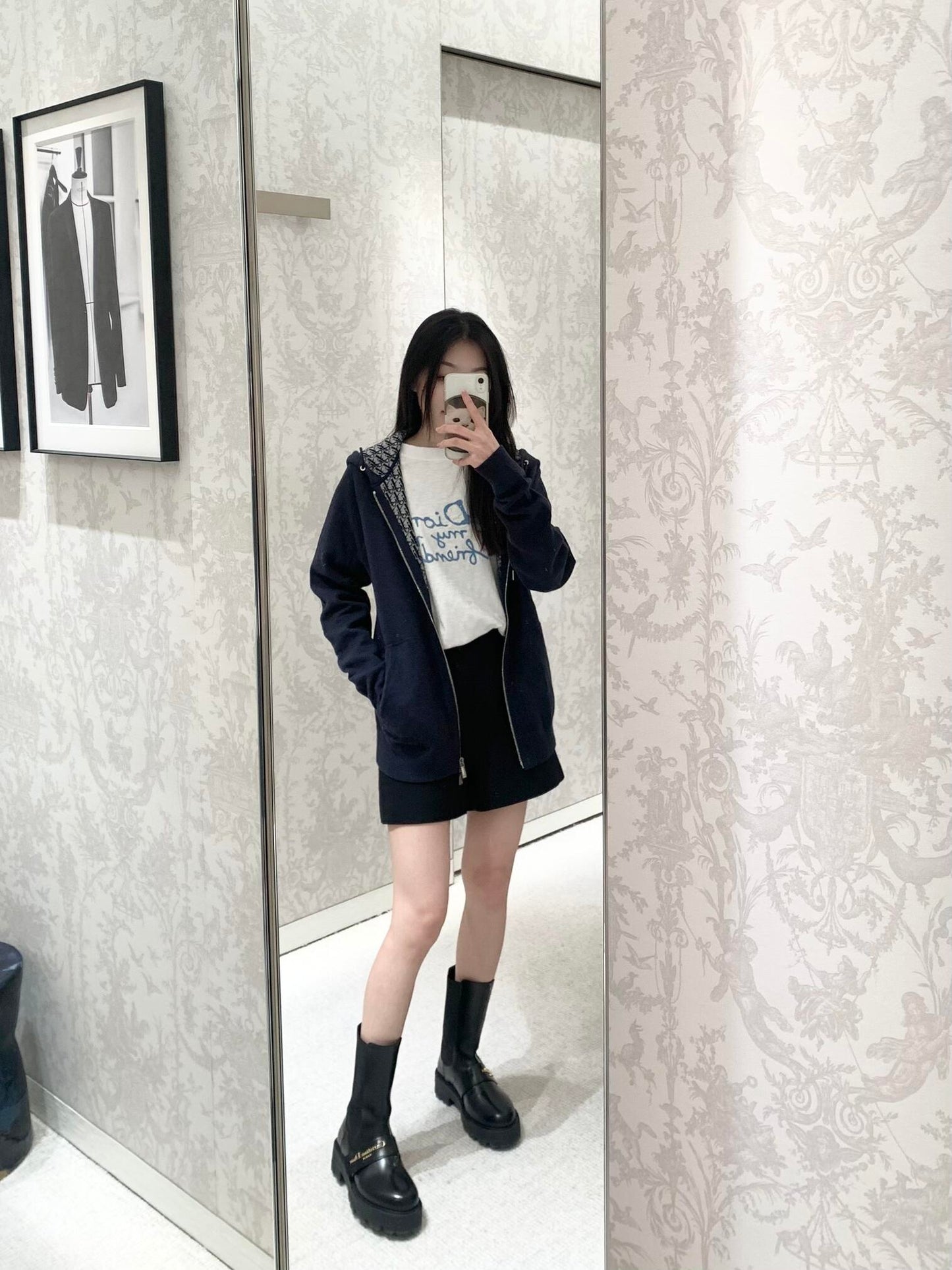 ZZLL / 디올 재킷 코트