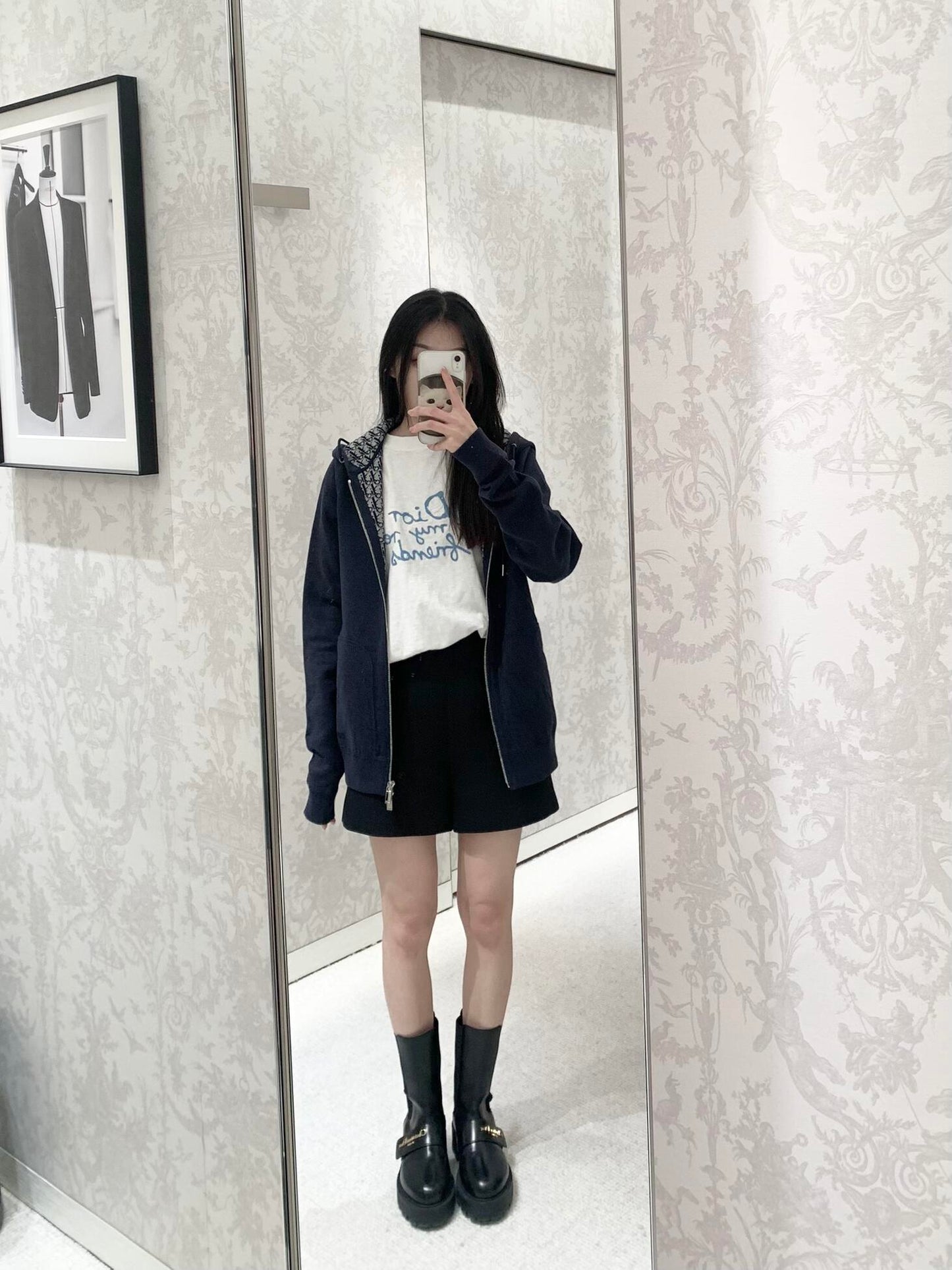 ZZLL / 디올 재킷 코트