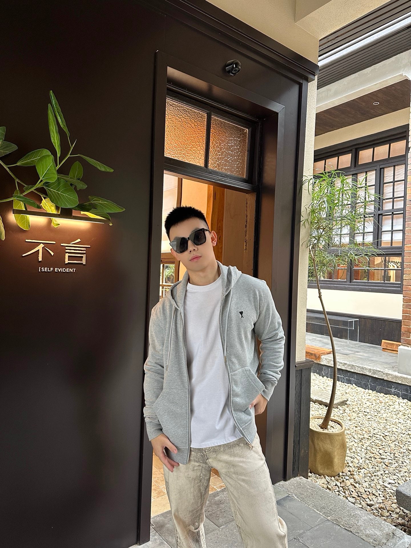 ZZLL / AMI Zip-Up Coat