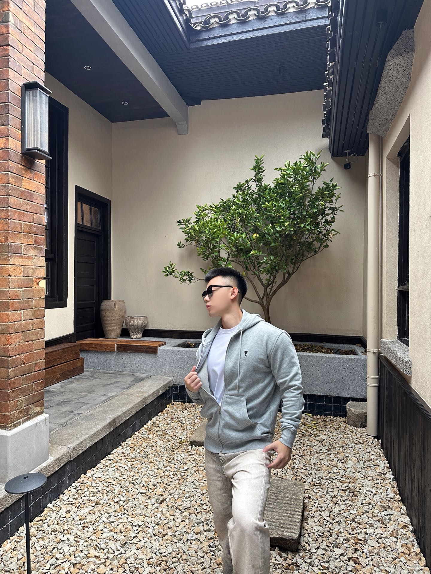ZZLL / AMI Zip-Up Coat