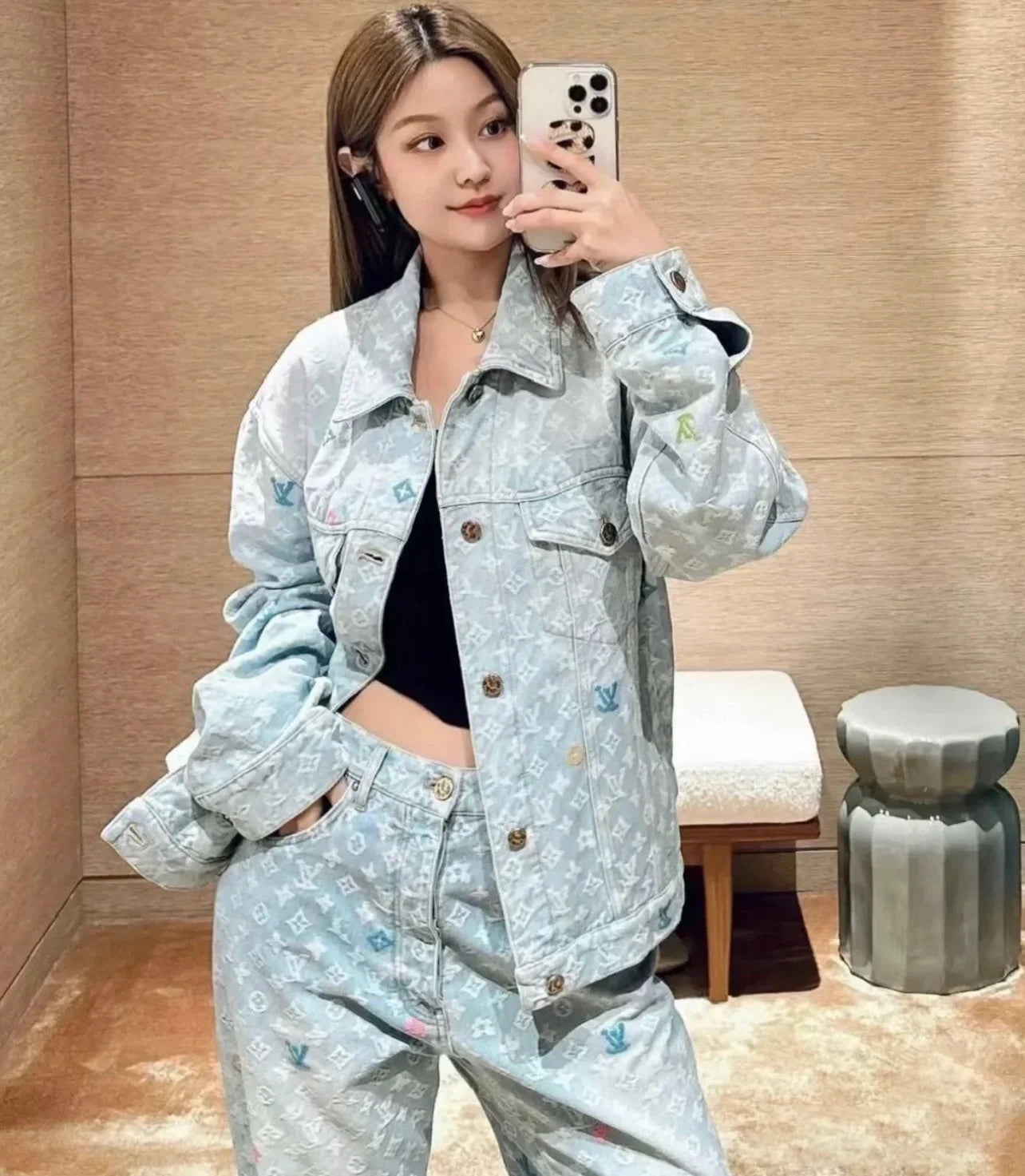 ZZLL / 루이비통 데님 팬츠