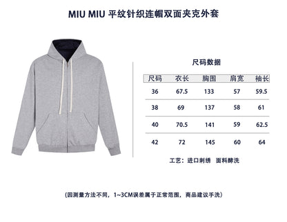 ZZLL / 미우미우 양면 점퍼 코트