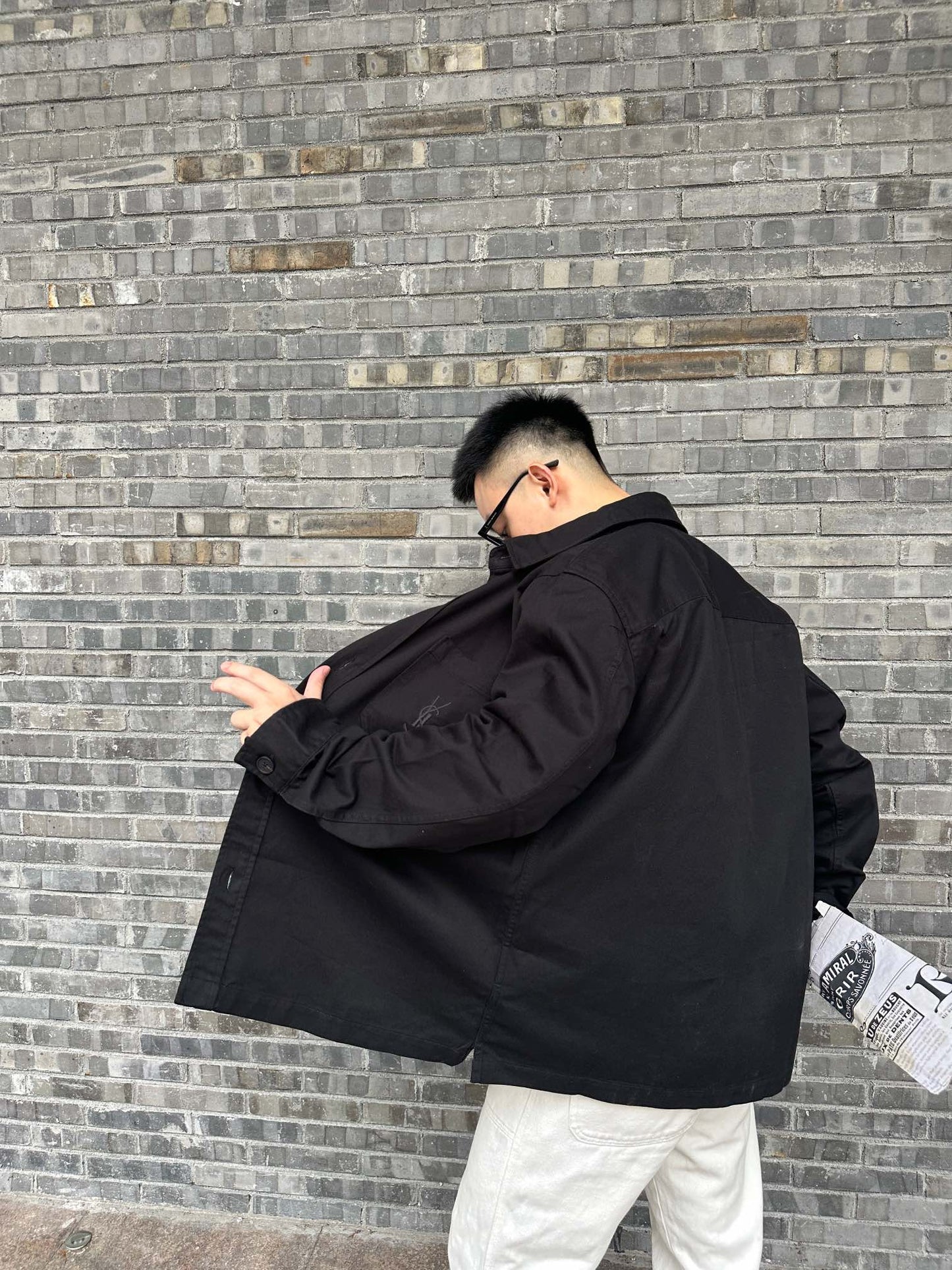 ZZLL / 생로랑 셔츠 코트