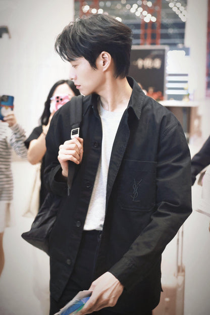 ZZLL / 생로랑 셔츠 코트