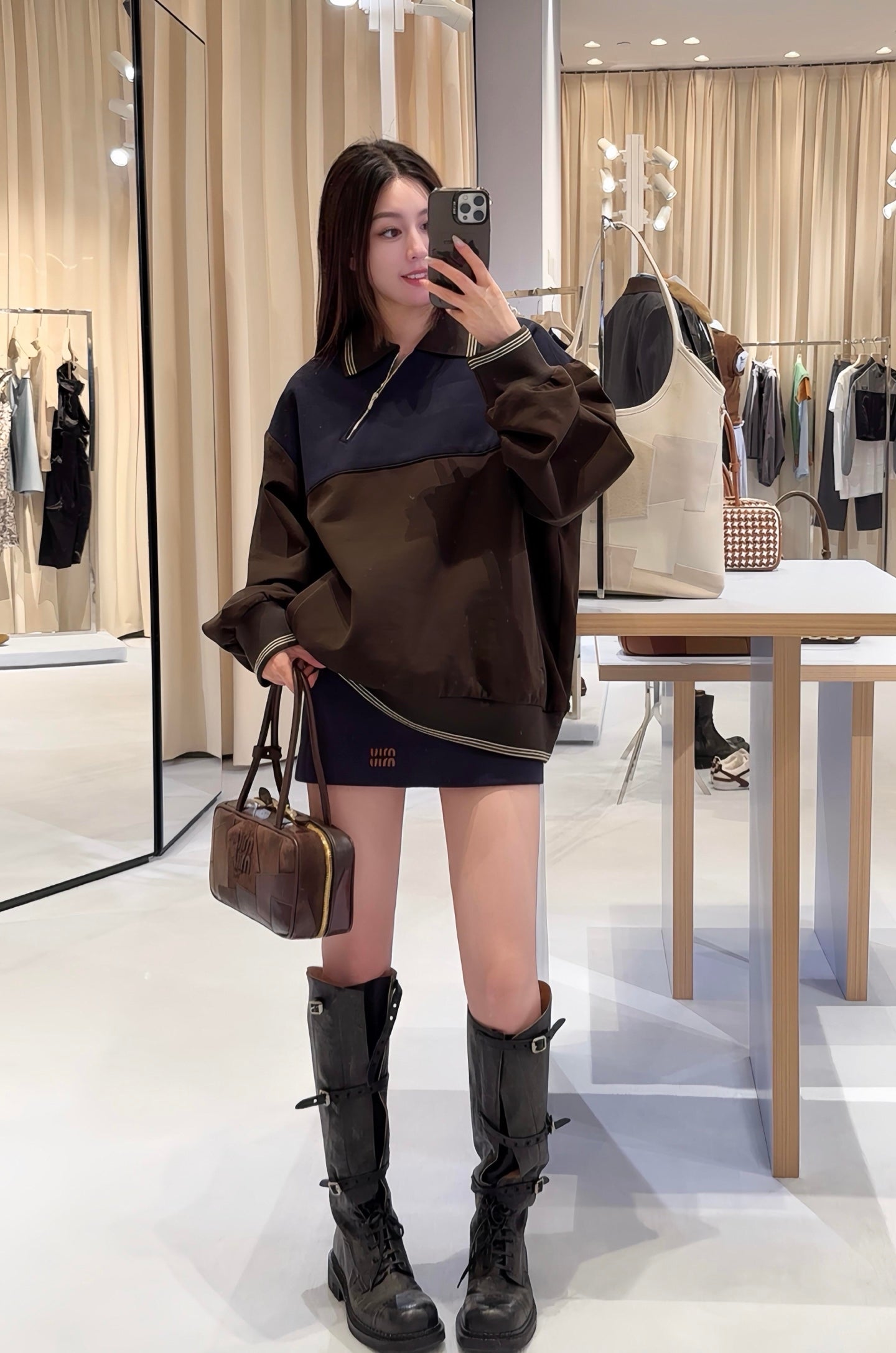 ZZLL / 미우미우 후드티