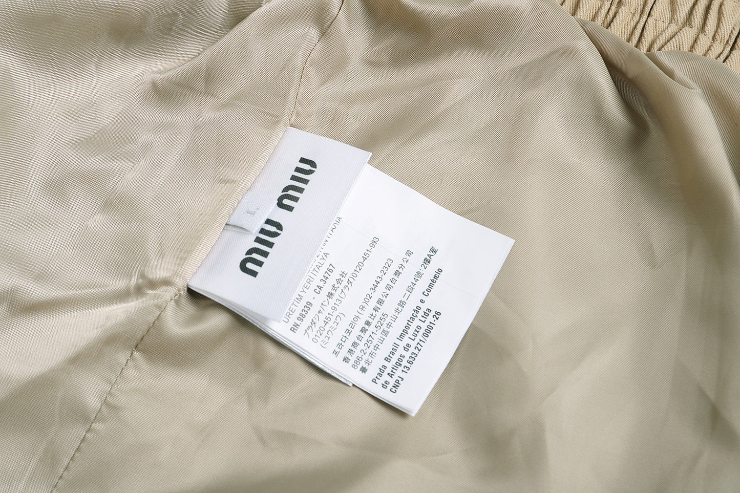 ZZLL / Miu Miu Jacket Coat