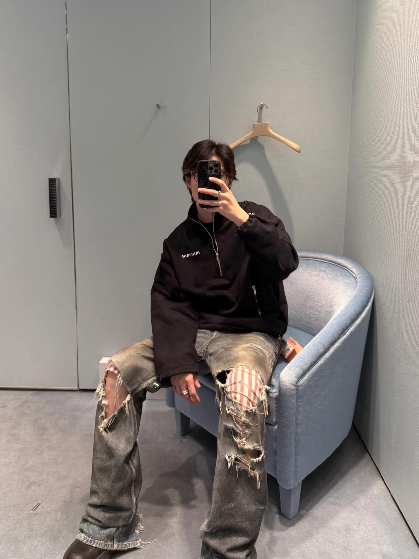 ZZLL / 미우미우 후드티