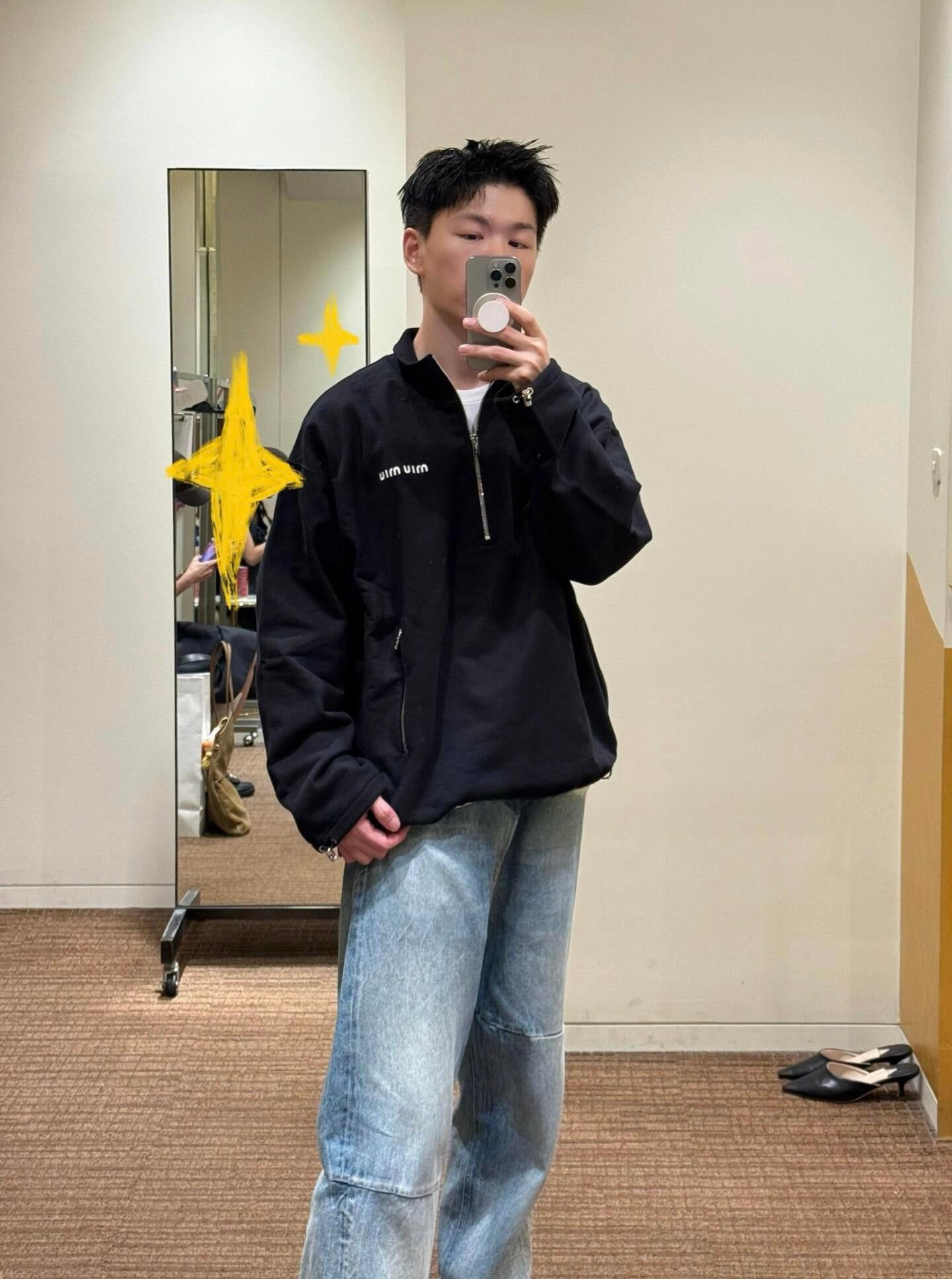 ZZLL / 미우미우 후드티
