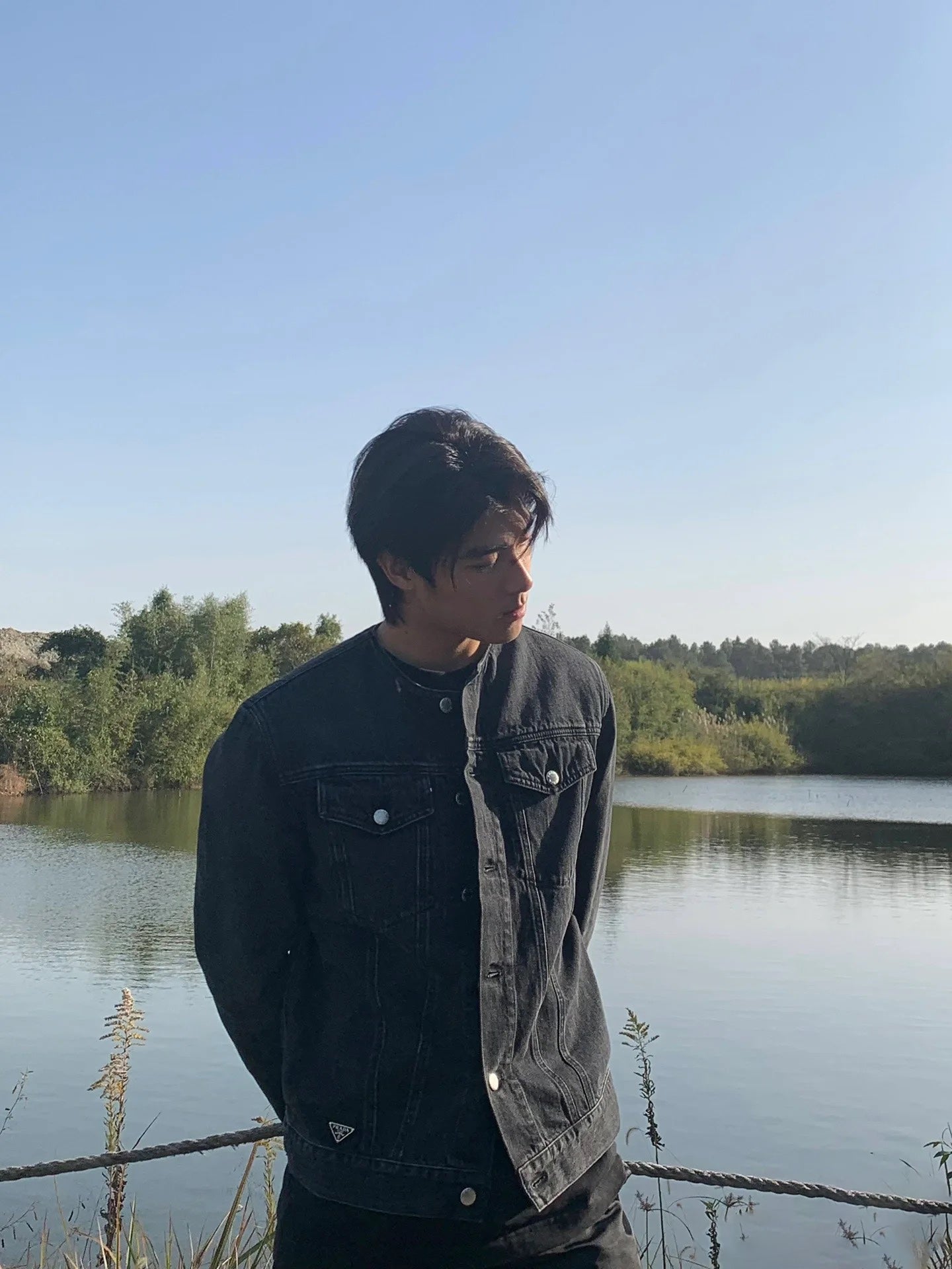 ZZLL / 프라다 데님 코트