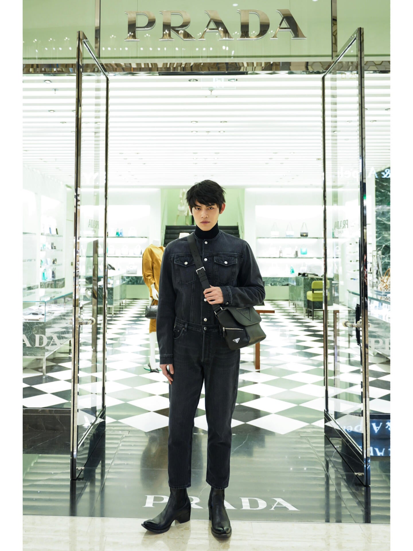 ZZLL / 프라다 데님 코트