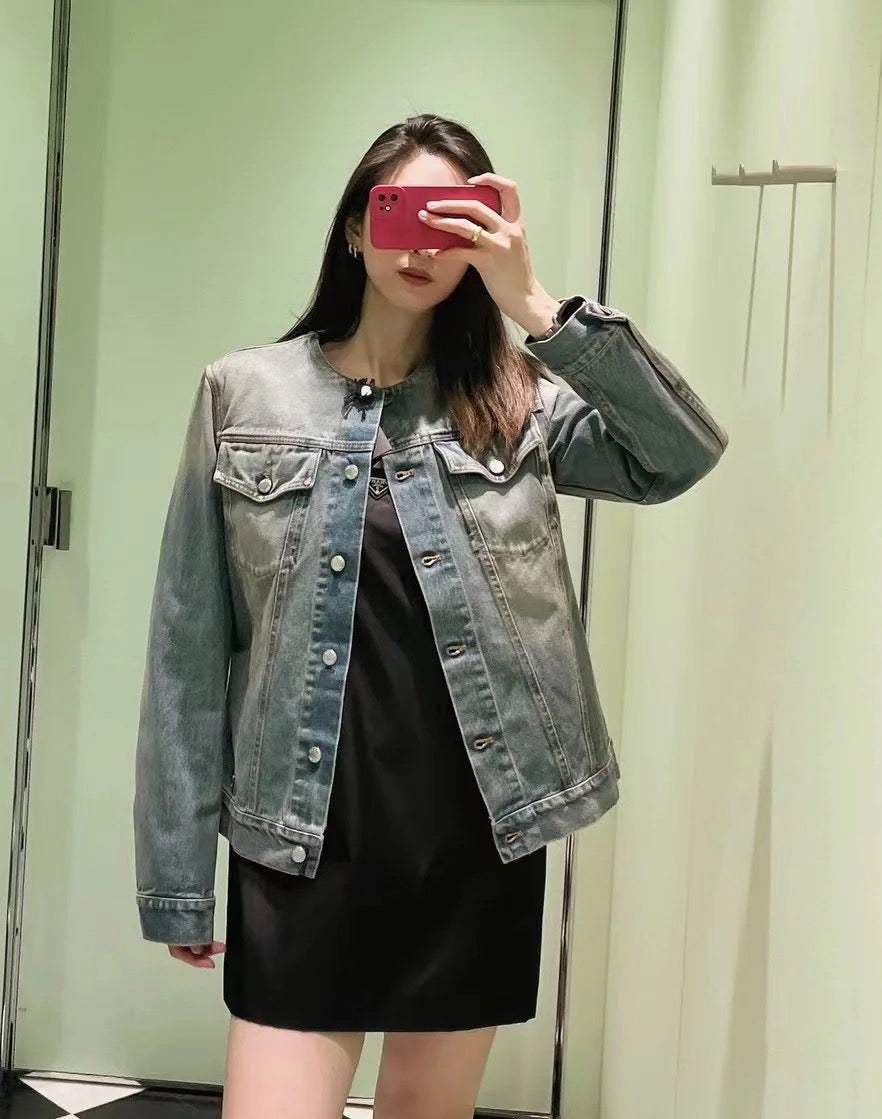 ZZLL / 프라다 데님 코트