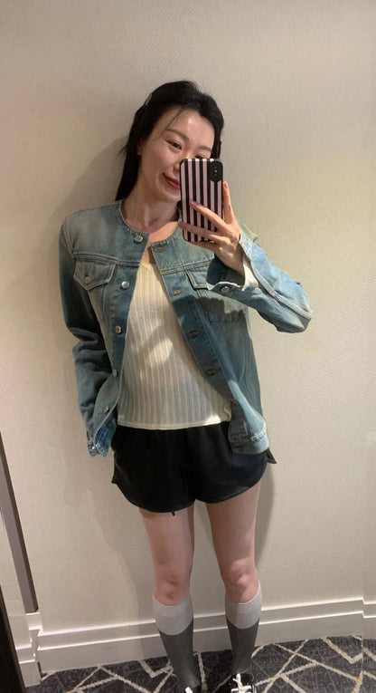 ZZLL / 프라다 데님 코트