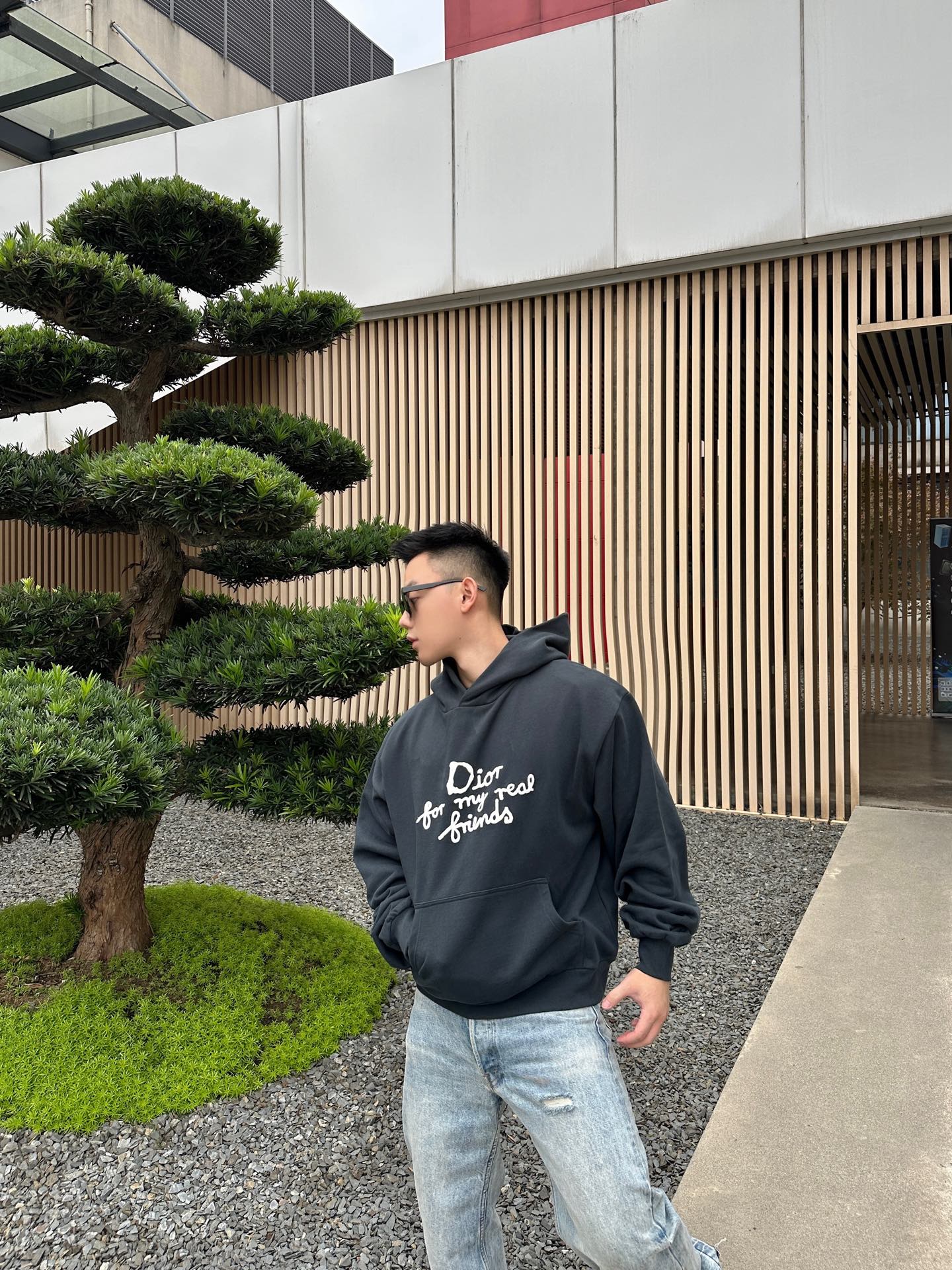 ZZLL / 디올 후드티