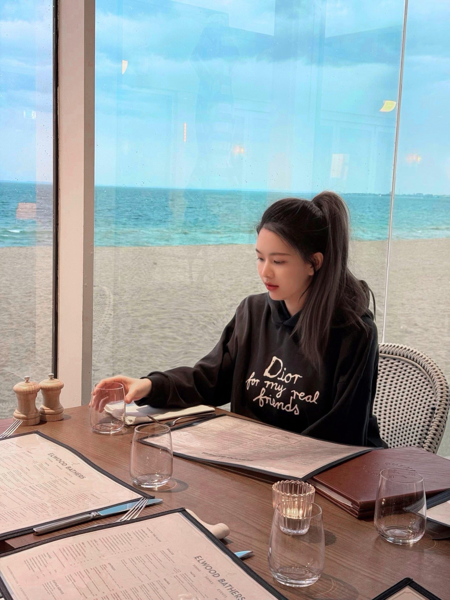 ZZLL / 디올 후드티