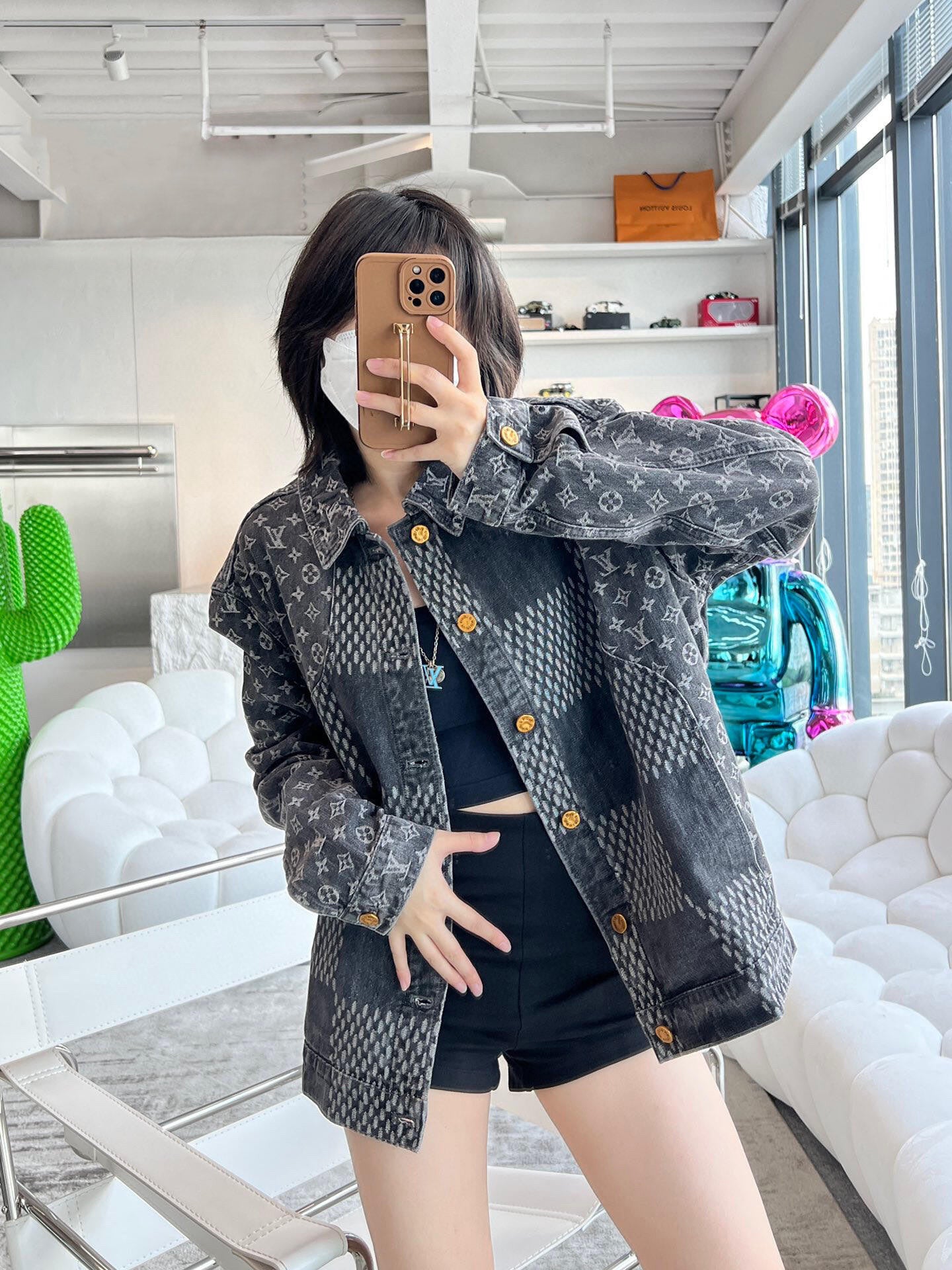ZZLL / 루이비통 재킷 데님 코트
