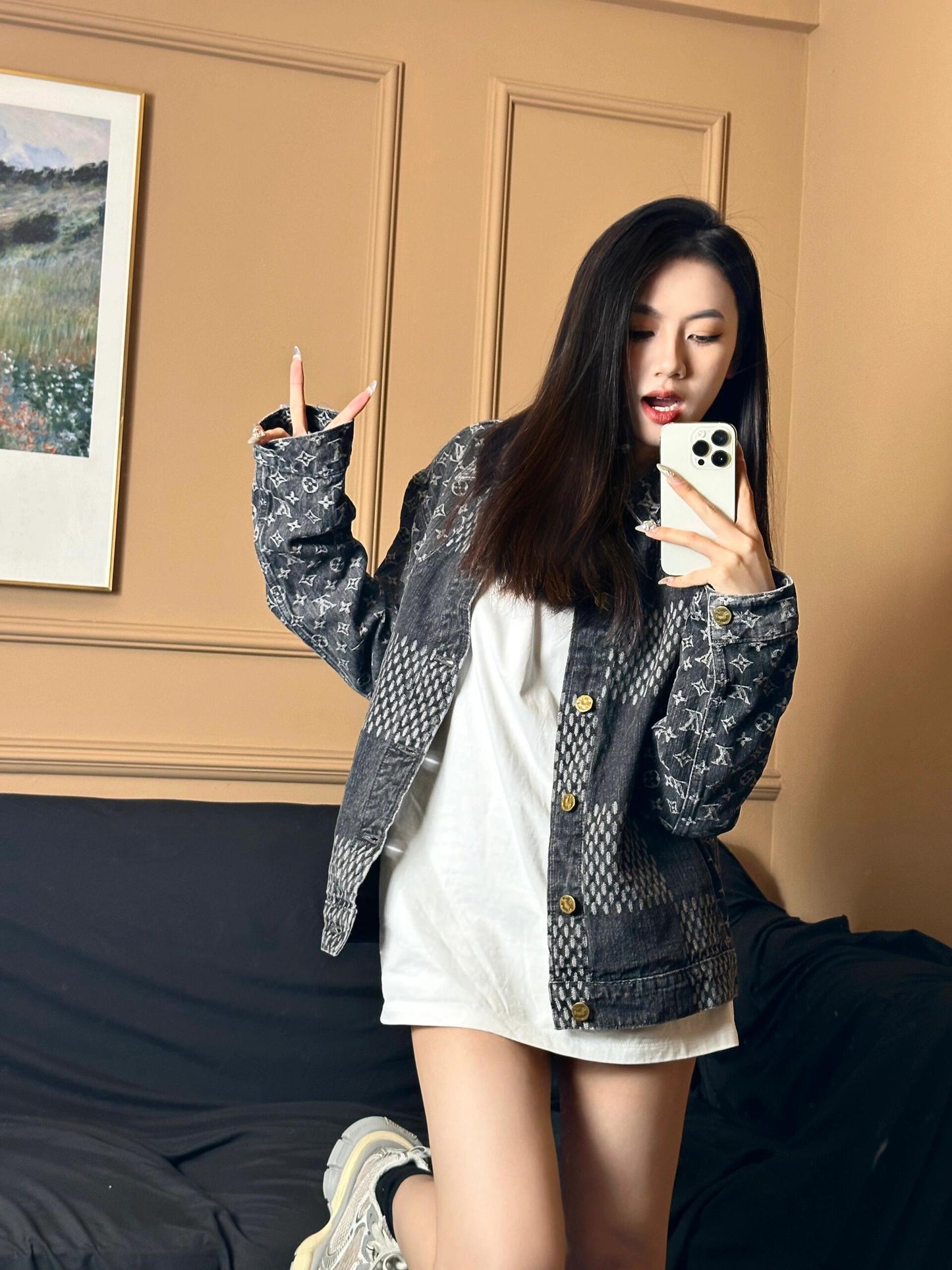 ZZLL / 루이비통 재킷 데님 코트