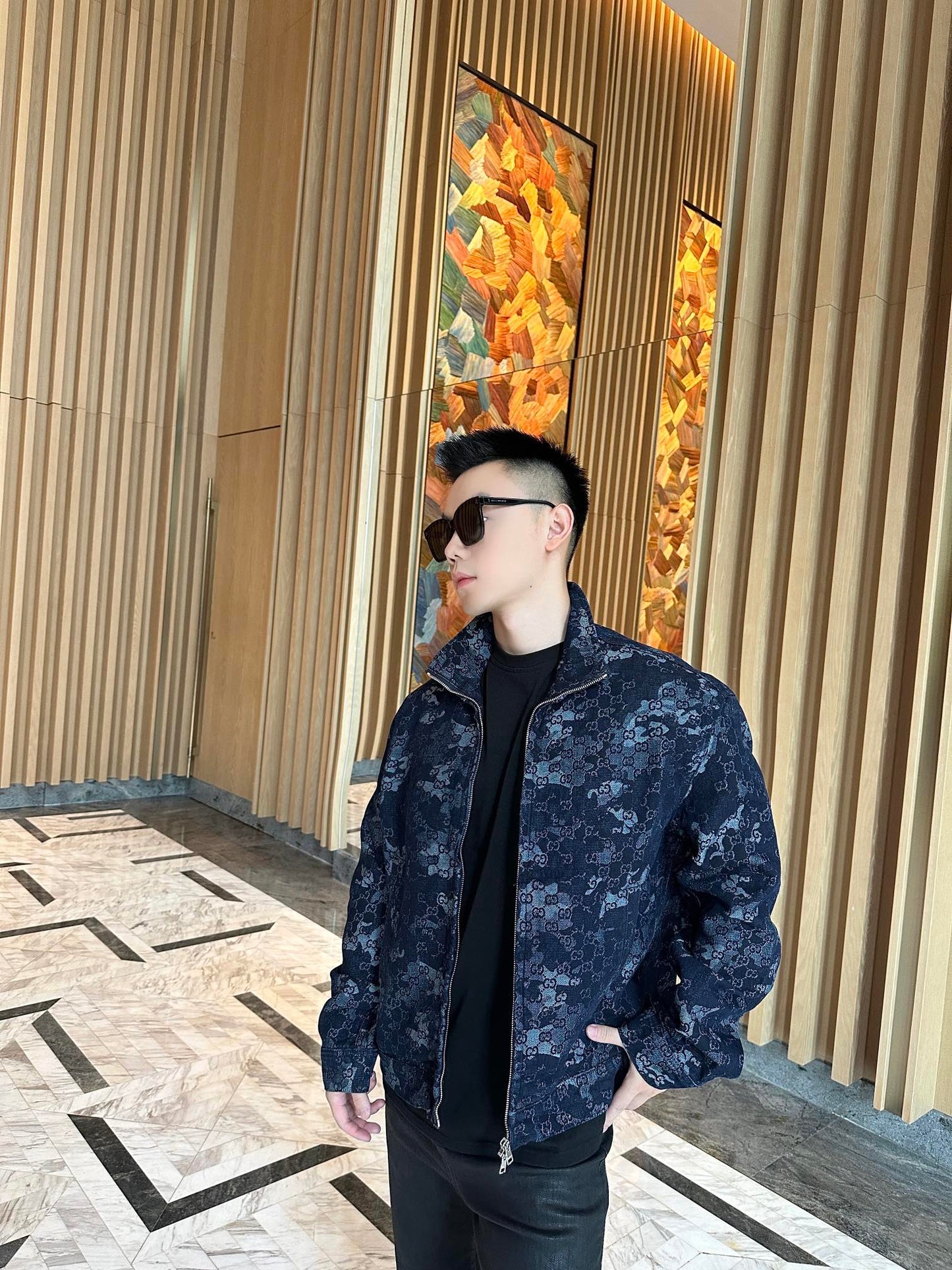 ZZLL / 루이비통 데님 코트