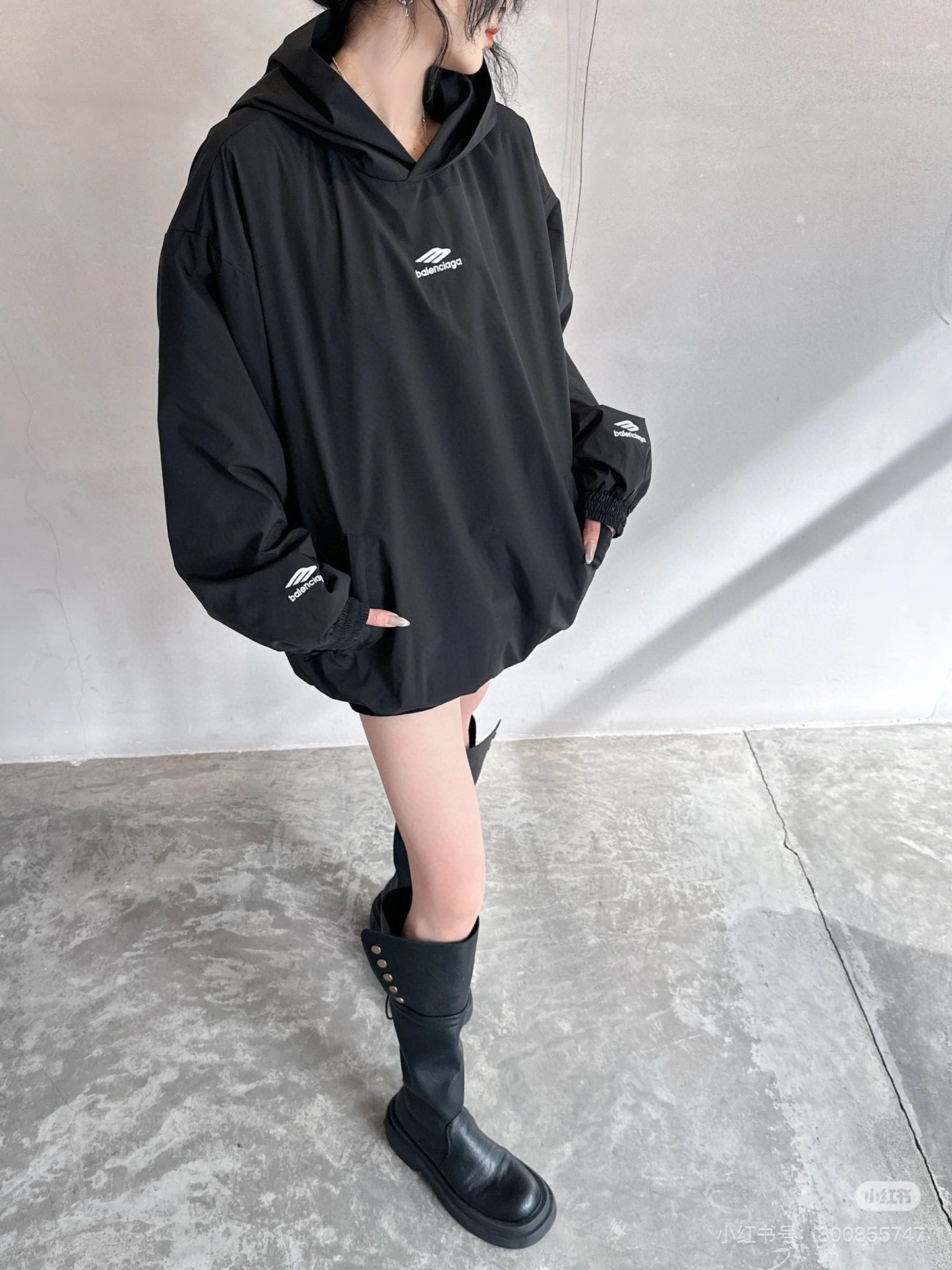 GTR / 발렌시아가 기모 후트티