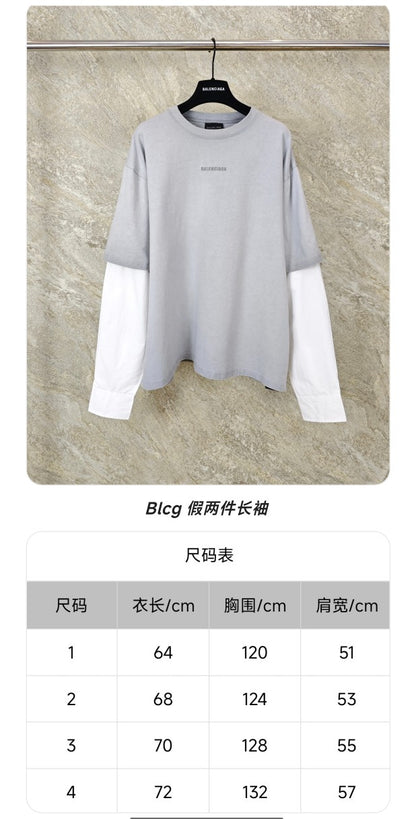 GTR / 발렌시아가 긴팔 티셔츠