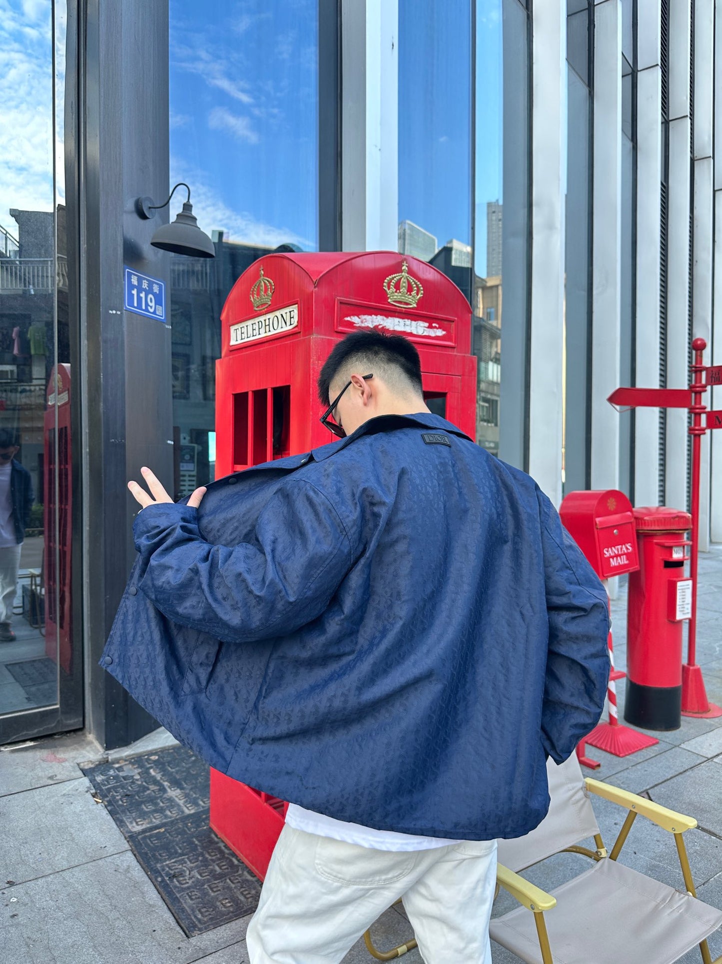 ZZLL / 디올 재킷 코트