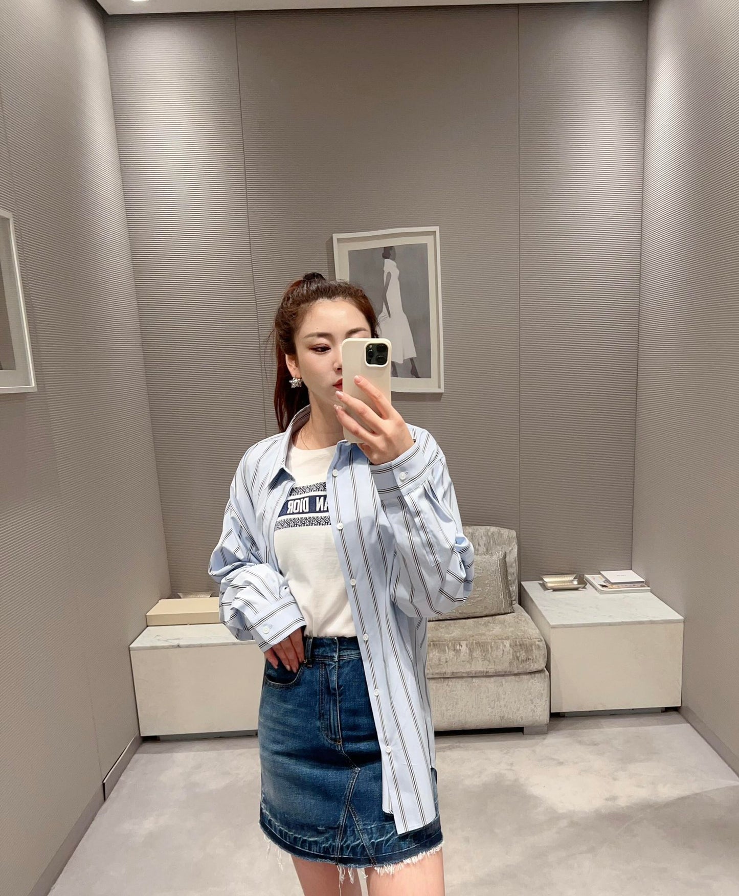 ZZLL / 디올 셔츠
