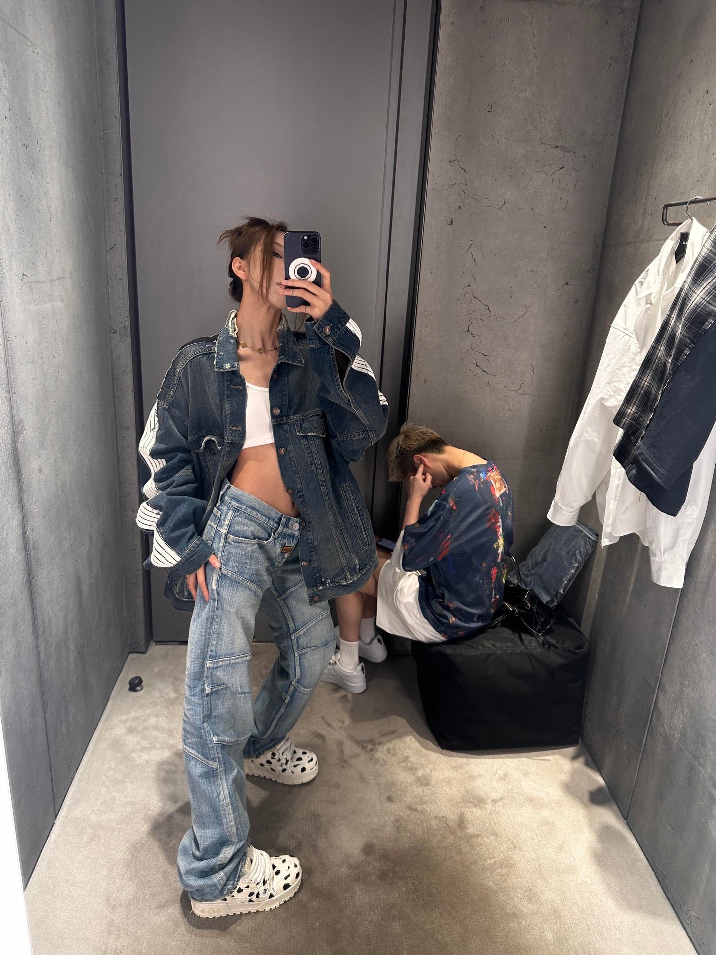 ZZLL / 발렌시아가 데님 재킷