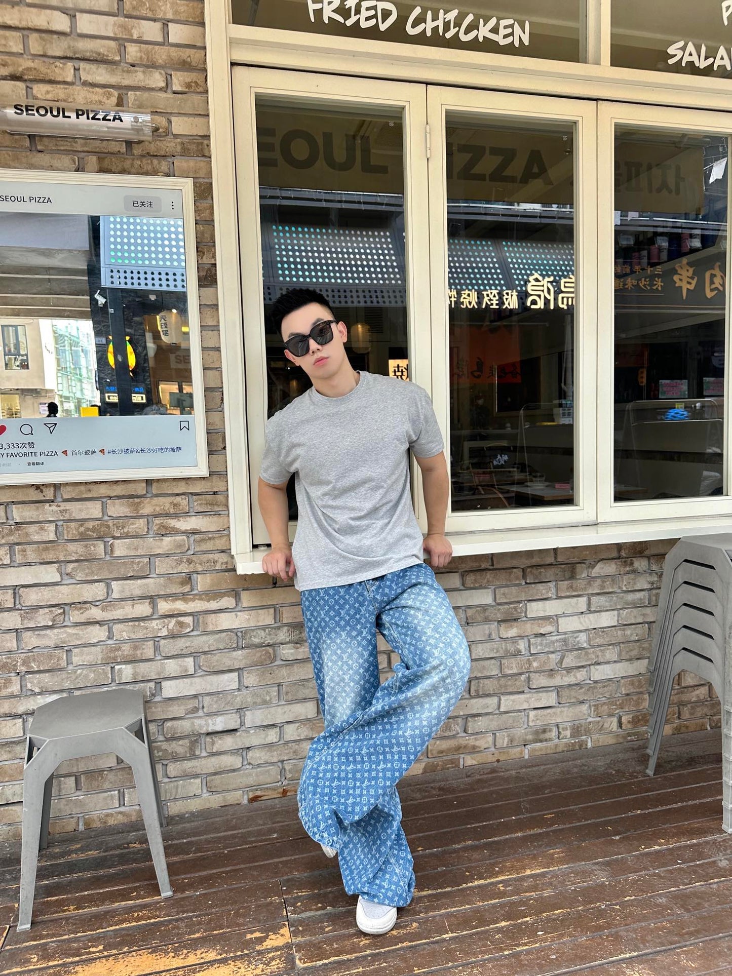 ZZLL / 루이비통 청바지